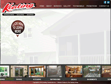 Tablet Screenshot of keatingconstructioninc.com